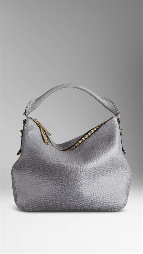 grey leather burberry bag|burberry over the shoulder bags.